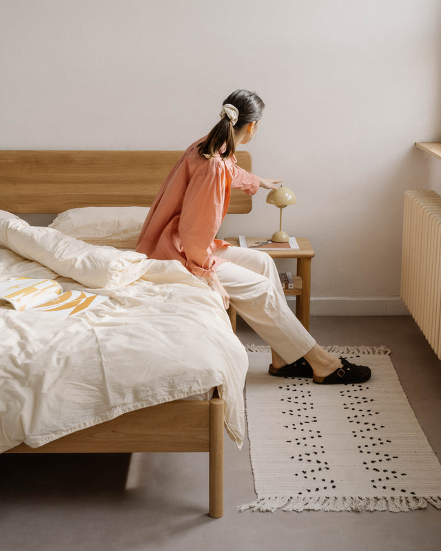 Dubová postel Lyde no.2