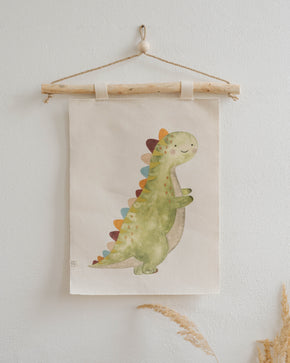 Plátno RóziRézi - Zelený dino