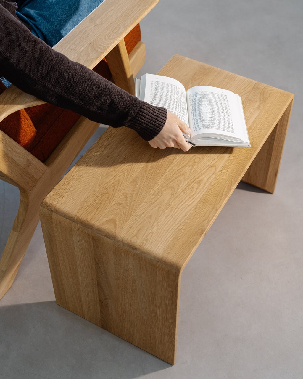 Dubové konferenční stolky Hanne