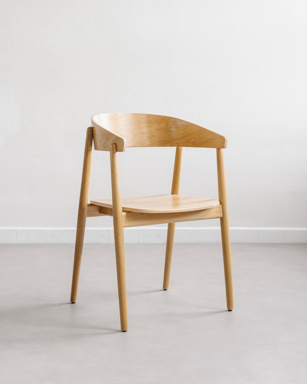 Dubová jídelní židle Luna