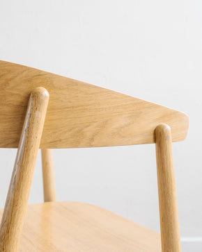 Dubová jídelní židle Luna