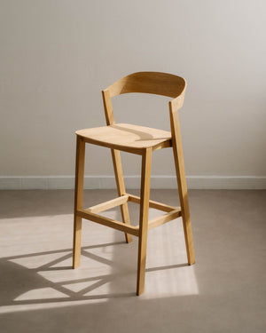 Dubová barová židle Fra