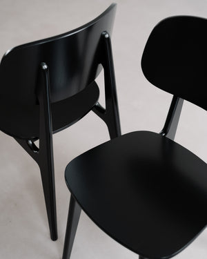 Černá buková jídelní židle Ada